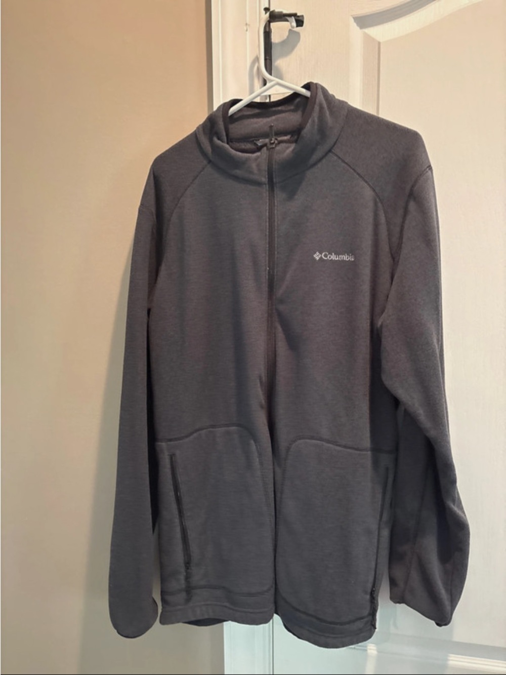 Columbia Men's Full-Zip Sweater Jacket Gray